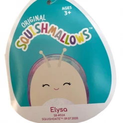 Kellytoys Squishmallows 8" ELYSA The Snail Official Kellytoy Ultrasoft Plush