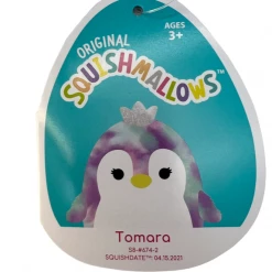 Kellytoys Squishmallows 8" TOMARA The Penguin Official Kellytoy Ultrasoft Plush