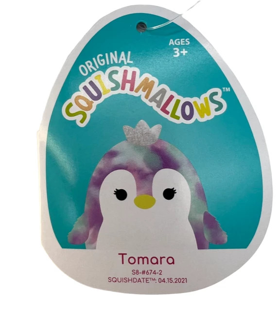 Kellytoys Squishmallows 8" TOMARA The Penguin Official Kellytoy Ultrasoft Plush 4 Kellytoys Squishmallows 8" TOMARA The Penguin Official Kellytoy Ultrasoft Plush