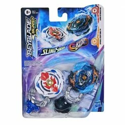Hasbro Beyblade Burst Surge SlingShock Hyper Sphere Spiral Treptune T4 Vs. Lord Hydrax H5 Tops