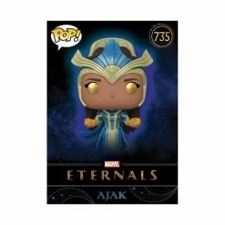 Funko Pop! Marvel Eternals: Ajak #735 + Protector - Entertainment Earth Exclusive Collector Card