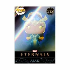 Funko Pop! Marvel Eternals: Ajak #735 + Protector - Entertainment Earth Exclusive Collector Card
