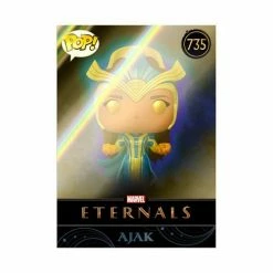 Funko Pop! Marvel Eternals: Ajak #735 + Protector - Entertainment Earth Exclusive Collector Card