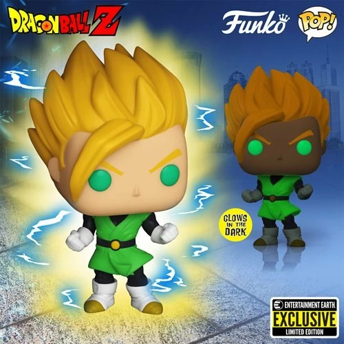 Funko Pop! Dragon Ball Z Super Saiyan Gohan Glow In The Dark Vinyl Figure #858 - Entertainment Earth Exclusive + Protector 6 Funko Pop! Dragon Ball Z Super Saiyan Gohan Glow In The Dark Vinyl Figure #858 - Entertainment Earth Exclusive + Protector