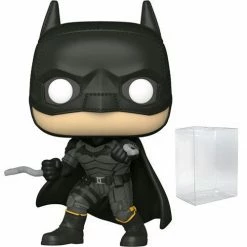 Funko Pop! DC Comics The Batman: Battle Ready Batman Vinyl Figure #1189 + Protector