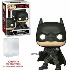 Funko Pop! DC Comics The Batman: Battle Ready Batman Vinyl Figure #1189 + Protector 12 Funko Pop! DC Comics The Batman: Battle Ready Batman Vinyl Figure #1189 + Protector