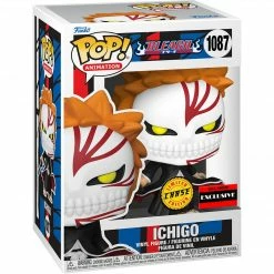 Funko Pop! Bleach Ichigo Bankai Tensa Zangetsu CHASE AAA Exclusive #1087 + Protector