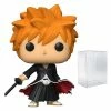 Funko Pop! Bleach Ichigo Bankai Tensa Zangetsu AAA Exclusive #1087 + Protector