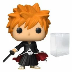 Funko Pop! Bleach Ichigo Bankai Tensa Zangetsu AAA Exclusive #1087 + Protector