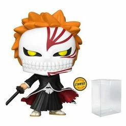 Funko Pop! Bleach Ichigo Bankai Tensa Zangetsu CHASE AAA Exclusive #1087 + Protector