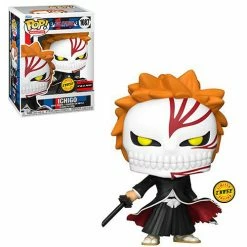 Funko Pop! Bleach Ichigo Bankai Tensa Zangetsu CHASE AAA Exclusive #1087 + Protector