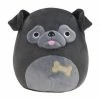 Kellytoys Squishmallows BONGO The Pug 8" Official Kellytoy Ultrasoft Plush Toy