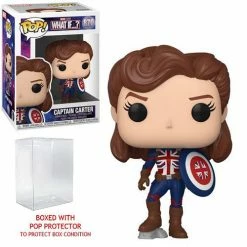 Funko Pop! What If..?: Captain Carter #870 + Protector