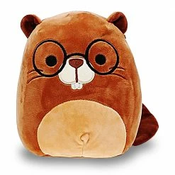 Kellytoys Squishmallows 8" CHIP Beaver With Glasses