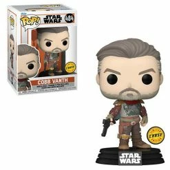 Funko Pop! The Mandalorian: Marshal Cobb Vanth CHASE Version #484 + Protector
