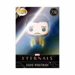 Funko Pop! Marvel Eternals: Dane Whitman (London Outfit) Vinyl Figure #738 + Protector - Entertainment Earth Exclusive Collector Card