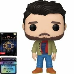 Funko Pop! Marvel Eternals: Dane Whitman (London Outfit) Vinyl Figure #738 + Protector - Entertainment Earth Exclusive Collector Card