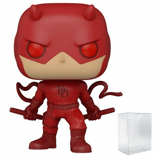 Funko Pop! Marvel Daredevil Action Pose #954 - Previews Exclusive + Protector 3 Funko Pop! Marvel Daredevil Action Pose #954 - Previews Exclusive + Protector