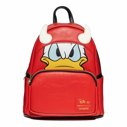 Loungfly Loungefly Donald Duck Devil Donald Cosplay Mini-Backpack - Entertainment Earth Exclusive Loungefly & Other Bags 7 Loungfly Loungefly Donald Duck Devil Donald Cosplay Mini-Backpack - Entertainment Earth Exclusive Loungefly & Other Bags
