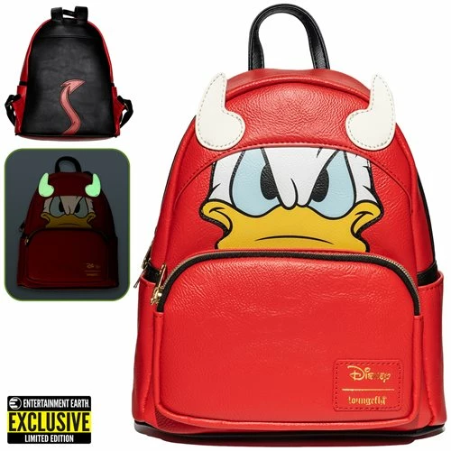 Loungfly Loungefly Donald Duck Devil Donald Cosplay Mini-Backpack - Entertainment Earth Exclusive Loungefly & Other Bags 3 Loungfly Loungefly Donald Duck Devil Donald Cosplay Mini-Backpack - Entertainment Earth Exclusive Loungefly & Other Bags