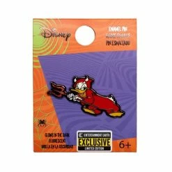 Loungefly Donald Duck Halloween Devil Donald Enamel Pin - Entertainment Earth Exclusive