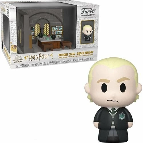 Funko POP! Harry Potter - Draco Malfoy - Funko Mini Moments Mini-Figure Diorama Playset 3 Funko POP! Harry Potter - Draco Malfoy - Funko Mini Moments Mini-Figure Diorama Playset
