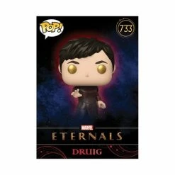 Funko Pop! Marvel Eternals: Druig #733 + Protector - Entertainment Earth Exclusive Collector Card