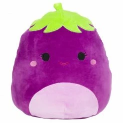 Kellytoys Squishmallows 12" Glena The Eggplant - Official Kellytoy Ultrasoft Plush Toy