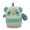 Kellytoys SQUISHMALLOW 8" FELICIA Panda Unicorn Turquoise Pandicorn With Rainbow Horn