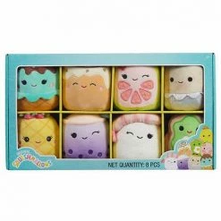 Kellytoys Squishmallows 5" Mini 8 Pack, Food Squad - Official Kellytoy - Limited Edition Gift Pack