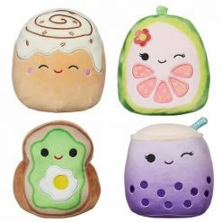 Kellytoys Squishmallows 5" Mini 8 Pack, Food Squad - Official Kellytoy - Limited Edition Gift Pack