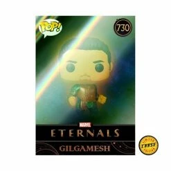 Funko Pop! Marvel Eternals: Gilgamesh Vinyl Figure #730 CHASE With Collectible Card - Entertainment Earth Exclusive + Protector 15 Funko Pop! Marvel Eternals: Gilgamesh Vinyl Figure #730 CHASE With Collectible Card - Entertainment Earth Exclusive + Protector