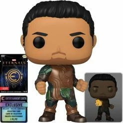 Funko Pop! Marvel Eternals: Gilgamesh Vinyl Figure #730 CHASE With Collectible Card - Entertainment Earth Exclusive + Protector