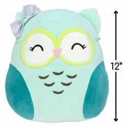Kellytoys Squishmallows 12" EFUA The Teal Owl Official Kellytoy Ultrasoft Plush Toy