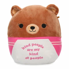 Kellytoys Squishmallows 8" HILARY The Bear Kind Series Kind People Are My Kind Of People - Official Kellytoy Ultrasoft Plush Toy