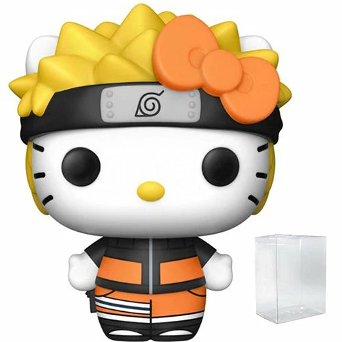 Funko Pop! Sanrio X Naruto Hello Kitty #1019 + Protector 3 Funko Pop! Sanrio X Naruto Hello Kitty #1019 + Protector