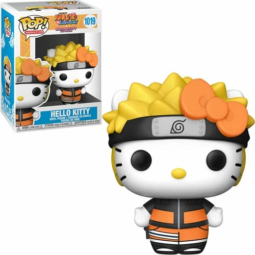 Funko Pop! Sanrio X Naruto Hello Kitty #1019 + Protector 4 Funko Pop! Sanrio X Naruto Hello Kitty #1019 + Protector