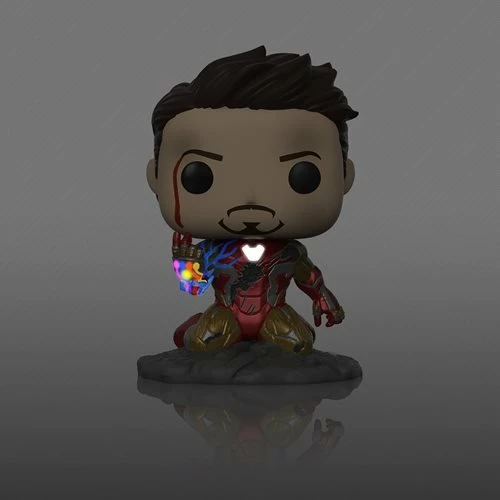 Funko Pop! Marvel Avengers: End Game I Am Iron Man GITD Deluxe #580 - Previews Exclusive + Protector 9 Funko Pop! Marvel Avengers: End Game I Am Iron Man GITD Deluxe #580 - Previews Exclusive + Protector