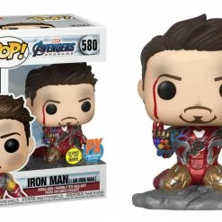 Funko Pop! Marvel Avengers: End Game I Am Iron Man GITD Deluxe #580 - Previews Exclusive + Protector 12 Funko Pop! Marvel Avengers: End Game I Am Iron Man GITD Deluxe #580 - Previews Exclusive + Protector