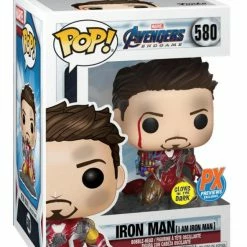 Funko Pop! Marvel Avengers: End Game I Am Iron Man GITD Deluxe #580 - Previews Exclusive + Protector 14 Funko Pop! Marvel Avengers: End Game I Am Iron Man GITD Deluxe #580 - Previews Exclusive + Protector