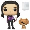 Funko Pop! Hawkeye: Kate Bishop With Lucky The Pizza Dog #1212 + Protector 1 Funko Pop! Hawkeye: Kate Bishop With Lucky The Pizza Dog #1212 + Protector