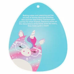 Kellytoys Squishmallows 8" KIMIA Rainbow Unicorn With Glasses