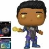 Funko Pop! Marvel Eternals: Kingo Vinyl Figure #731 With Collectible Card - Entertainment Earth Exclusive+ Protector