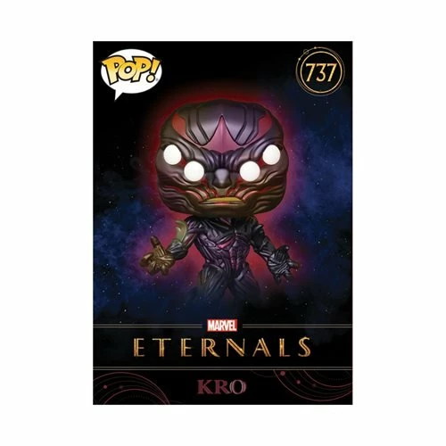 Funko Pop! Marvel Eternals: Kro Vinyl Figure #737 + Protector - Entertainment Earth Exclusive Collector Card 8 Funko Pop! Marvel Eternals: Kro Vinyl Figure #737 + Protector - Entertainment Earth Exclusive Collector Card