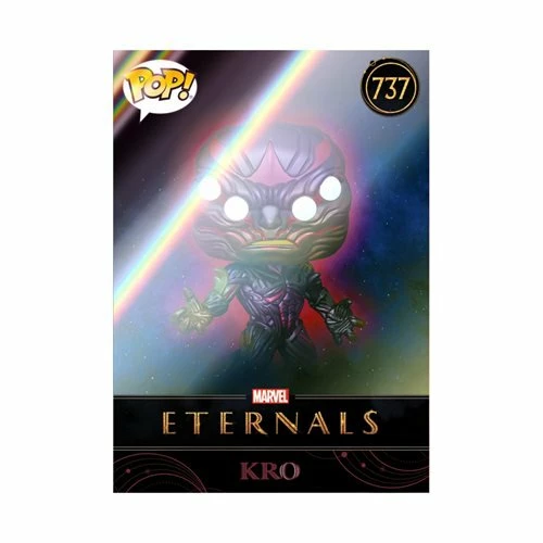 Funko Pop! Marvel Eternals: Kro Vinyl Figure #737 + Protector - Entertainment Earth Exclusive Collector Card 9 Funko Pop! Marvel Eternals: Kro Vinyl Figure #737 + Protector - Entertainment Earth Exclusive Collector Card
