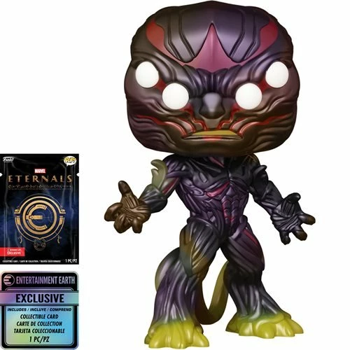 Funko Pop! Marvel Eternals: Kro Vinyl Figure #737 + Protector - Entertainment Earth Exclusive Collector Card 3 Funko Pop! Marvel Eternals: Kro Vinyl Figure #737 + Protector - Entertainment Earth Exclusive Collector Card