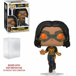 Funko Pop! Black Lightning: Lightning (Jen) Vinyl Figure #427 + Protector