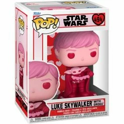 Funko Pop! Star Wars Valentines Luke Skywalker With Grogu #494 + Protector