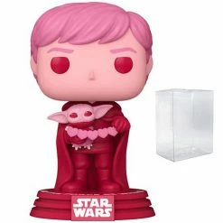 Funko Pop! Star Wars Valentines Luke Skywalker With Grogu #494 + Protector