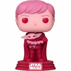 Funko Pop! Star Wars Valentines Luke Skywalker With Grogu #494 + Protector